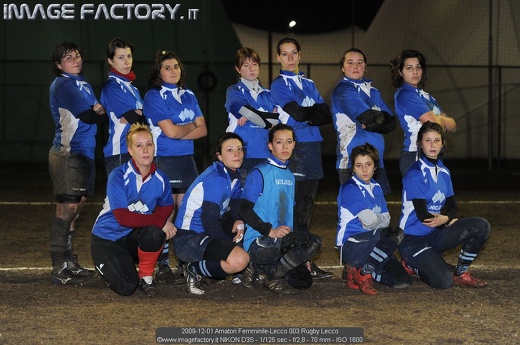 2009-12-01 Amatori Femminile-Lecco 003 Rugby Lecco